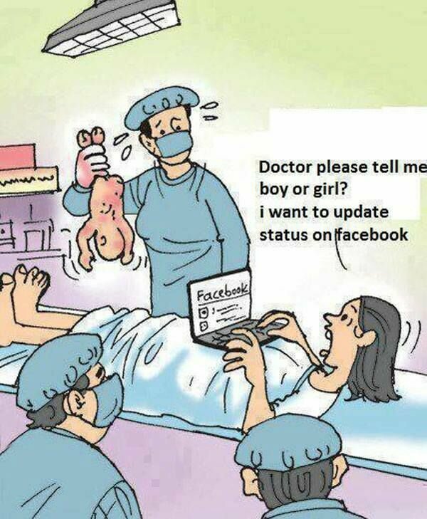 Доктор, скажите мне, пожалуйста - мальчик или девочка? Мне нужно поменять статус в фейсбуке