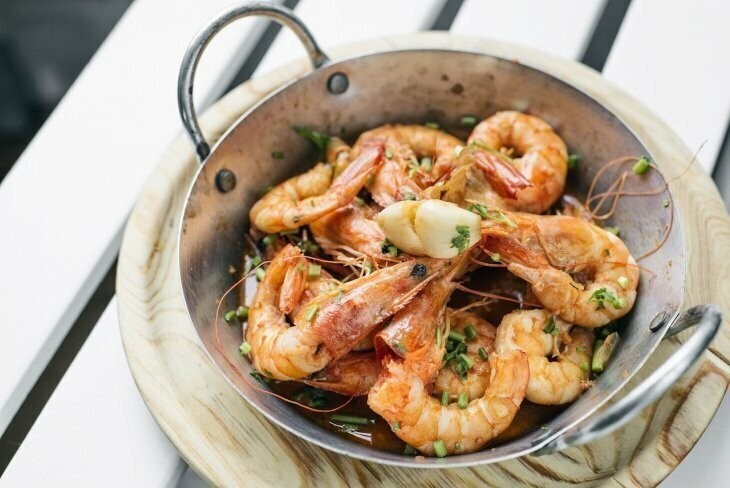 Чесночные креветки (Gambas ao alho)