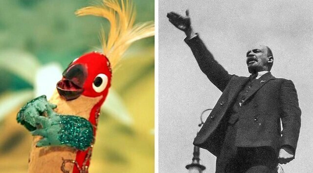 Попугай из "38 попугаев" и Ленин