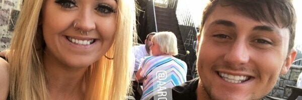 А это она со своим парнем Аароном