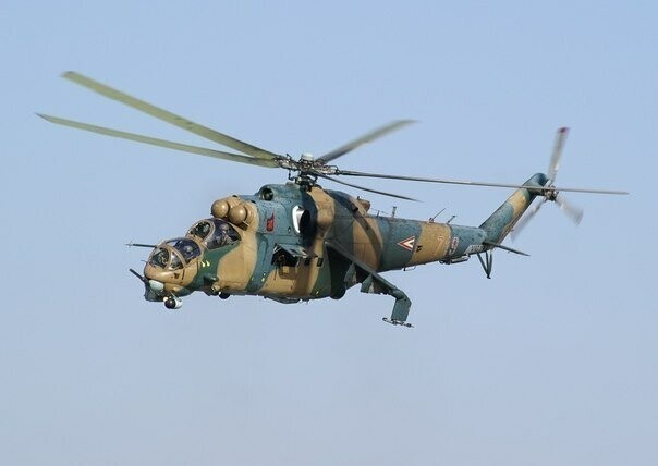 Ми-24В бн719 2го вертолетного полка «Красные Драконы» 86й вертолетной базы «Сольнок» ВВС Венгрии