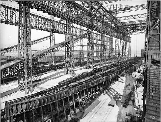 35 редких фотографий строительства "Титаника"