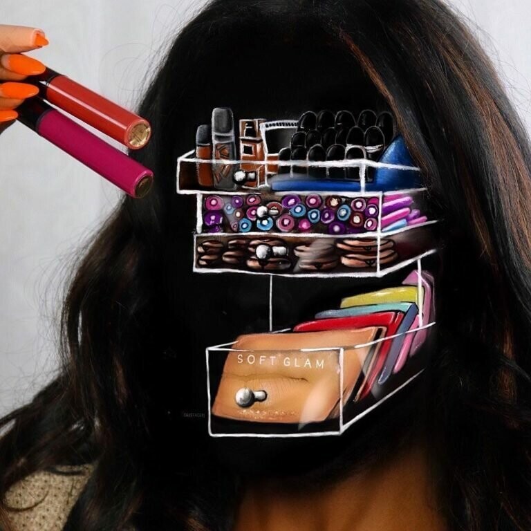 Визажистка из Британии умеет создавать на своём лице совершенно потрясающие оптические иллюзии