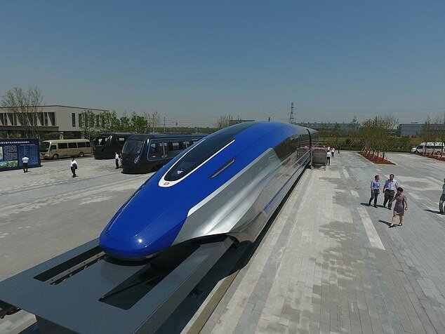 В Китае разработан прототип поезда, развивающего скорость до 600 км/ч