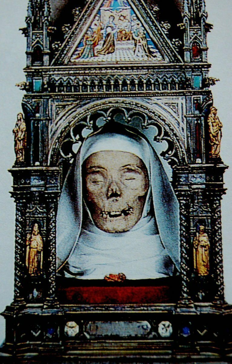 Голова святой Екатерины Сиенской
