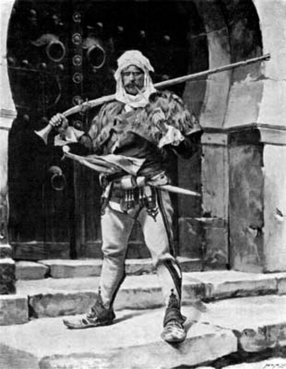 XIX век. Албанский воин