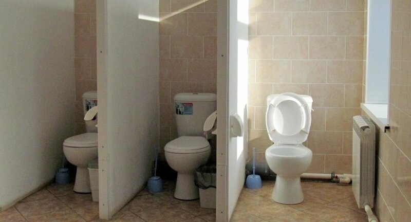 В Пензенской области на время ЕГЭ сняли двери в школьных туалетах