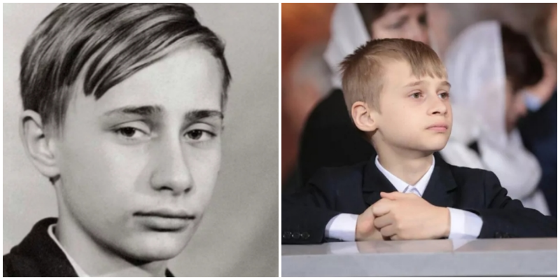 А ещё в сети поразились сходством сына Кабаевой и президента России