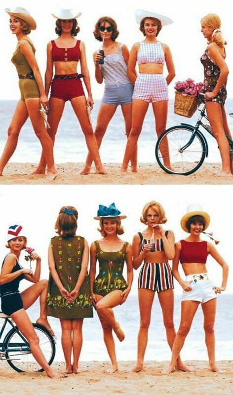Пляжная мода 1960-х