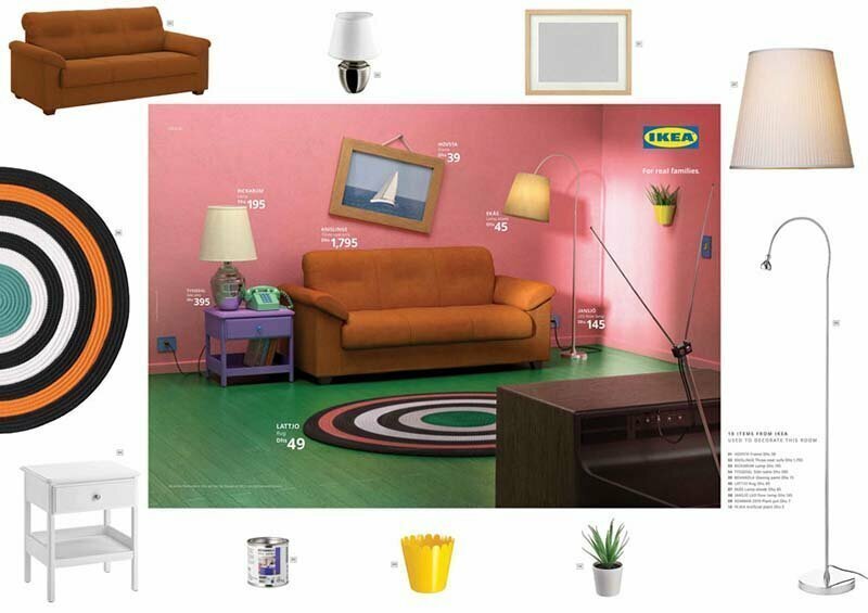 IKEA воссоздаёт культовые гостиные из «Друзей» и «Симпсонов»