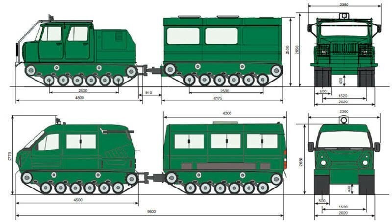 Поставки двухзвенных транспортеров ГАЗ-3344-20 Министерству обороны России