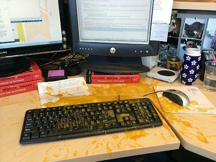 Пользователи сети поделились фото своего самого ужасного офисного обеда