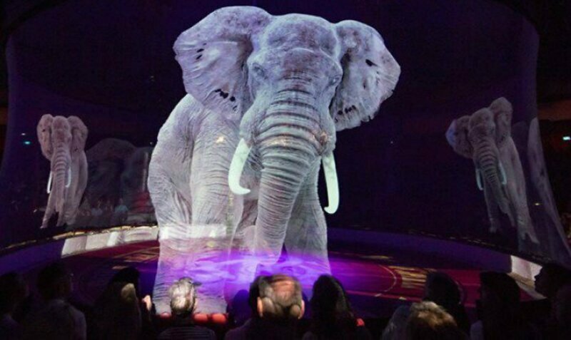 Немецкий цирк заменил настоящих животных голограммами