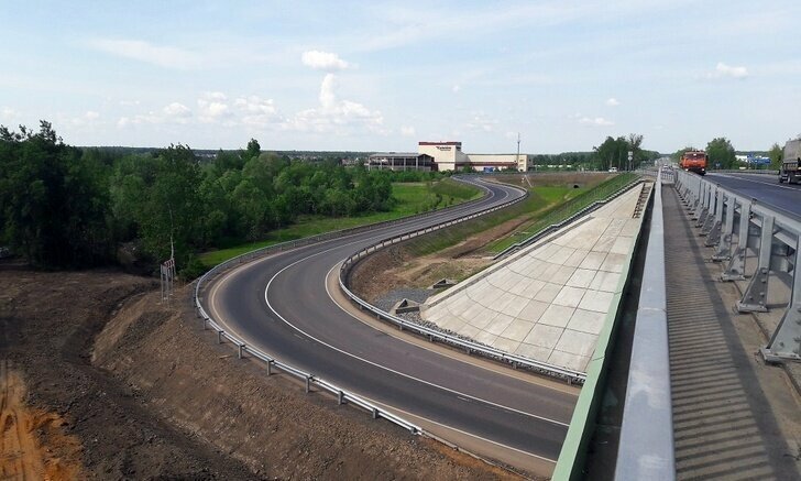 Путепровод на автодороге А-108 в Серпуховском районе Подмосковья введен в эксплуатацию
