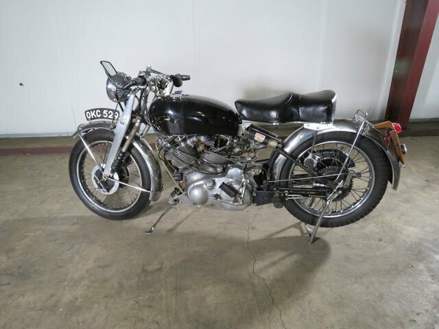1952 Rare Vincent Series C Rapide Motorcycle