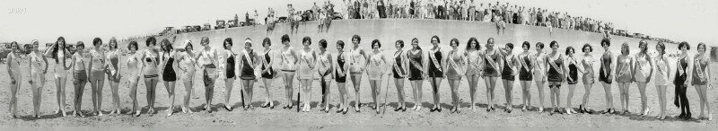 Международный конкурс красоты в купальниках. Май 1927 года.