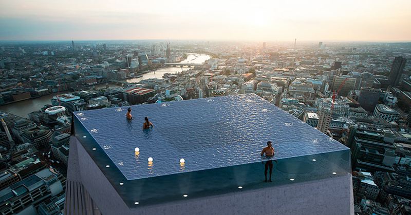 В Лондоне появится необыкновенный высотный бассейн