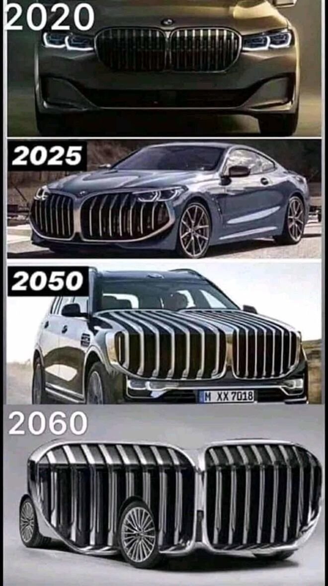 Эволюция решетки радиатора BMW за 35 лет