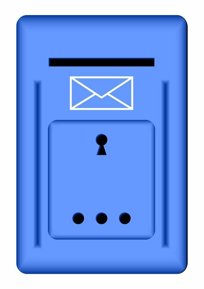 Почему классические почтовые ящики синего цвета?