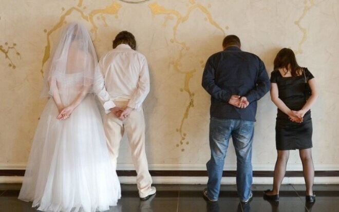 Смешные фотографии с российских свадеб