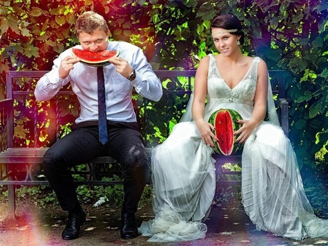 Смешные фотографии с российских свадеб