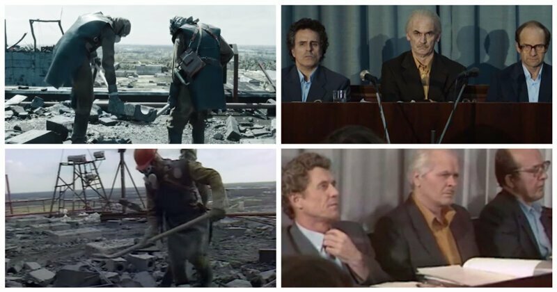 Сравнение кадров из сериала HBO «Чернобыль» с реальными архивными съемками после аварии