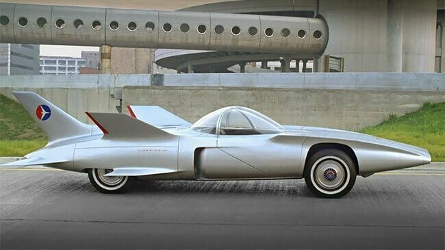 Фантастический автомобиль General Motors Firebird III 1958 года выпуска