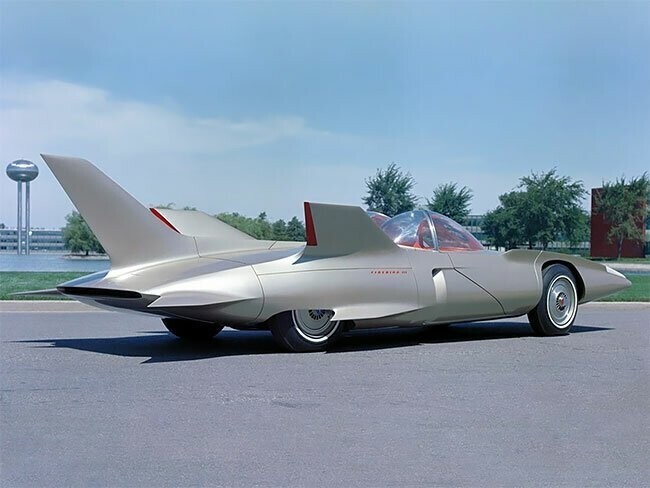 Фантастический автомобиль General Motors Firebird III 1958 года выпуска