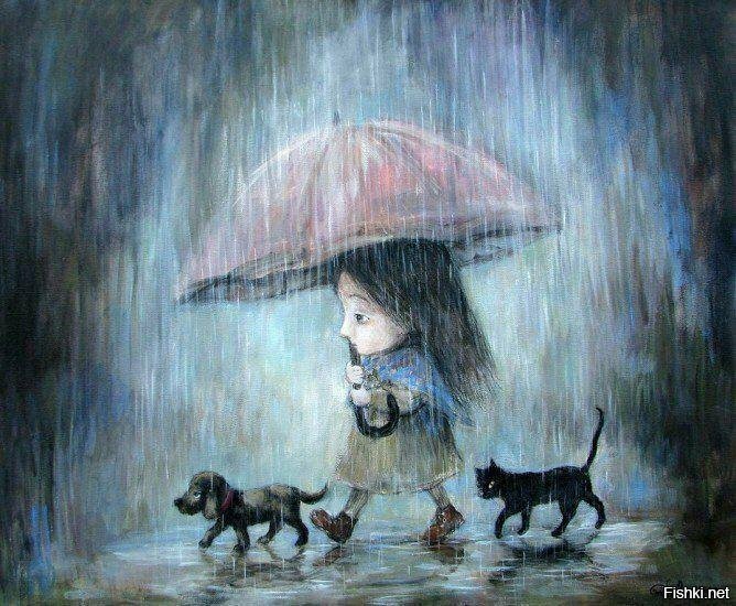 Плювиофил - это человек, который очень любит дождь и радуется его появлению, ...