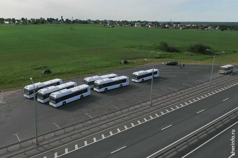 В Череповец Вологодской области поступили 18 новых городских автобусов «ЛиАЗ-529 267»
