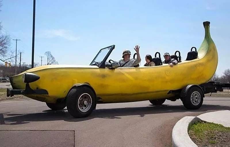Самая длинная машина-банан