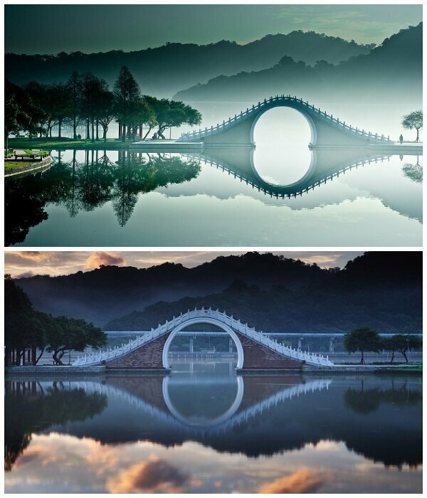 5. Лунный мост в Тайбэе (Тайвань)