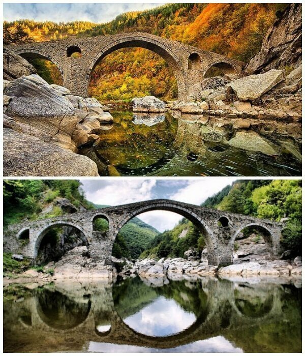 1. Дьявольский мост в горах Родопы (Болгария)