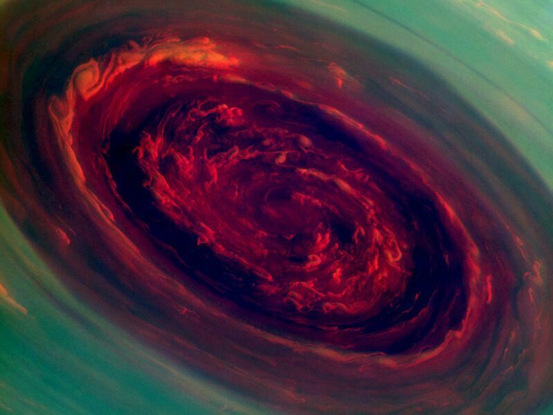 Полярный вихрь Сатурна