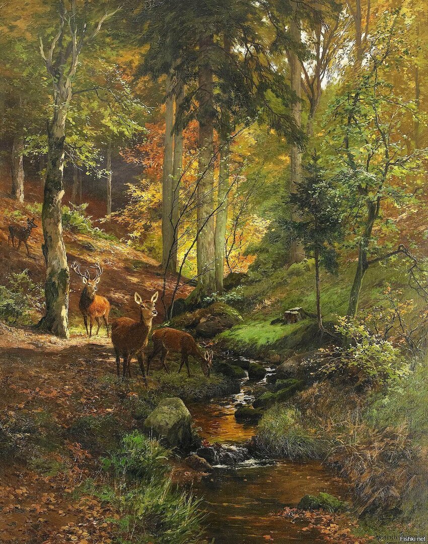 Картины художника Генриха Бёмера (1852-1930)
