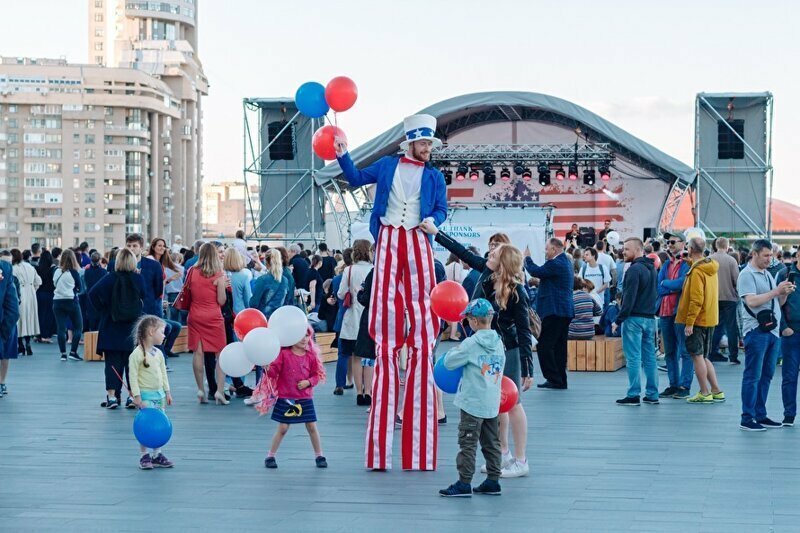 День независимости США в Екатеринбурге