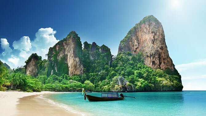 Пляж Райлей, Таиланд.