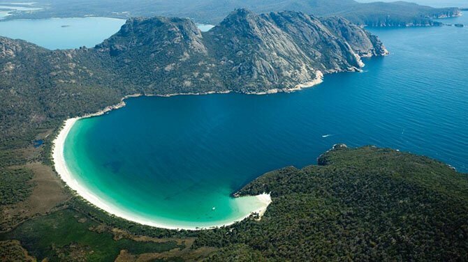 Залив Уайнглас — Тасмания, Австралия.