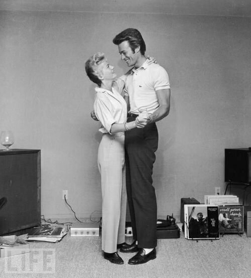 Клинт Иствуд и его первая жена Мэгги, 1965 год