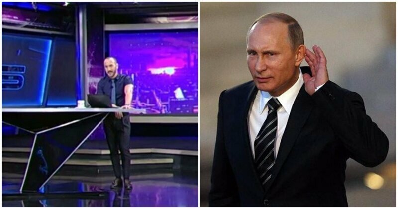 *** я твою мамочку: грузинский журналист в прямом эфире передал привет Путину