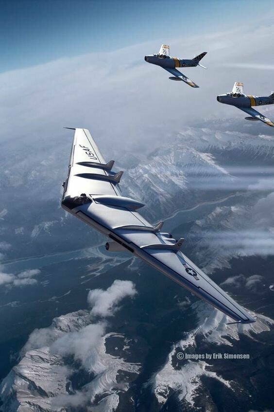 Northrop XB-35. Самолет опередивший время