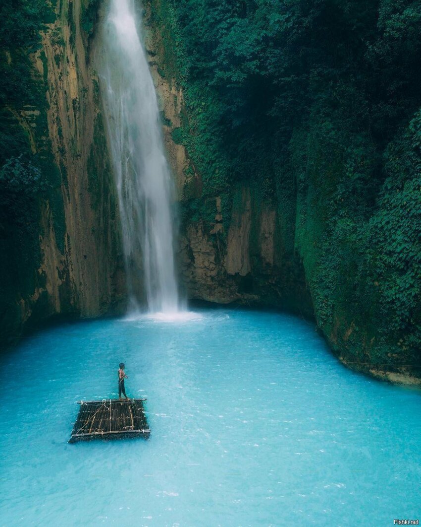 Филиппины, остров Себу, водопад местный
