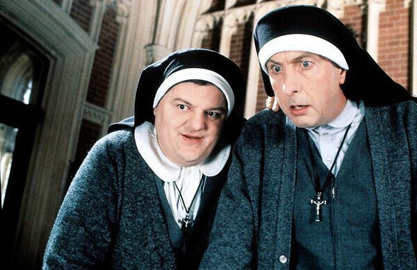 «Монашки в бегах» — английский комедийный фильм 1990 года. Режиссёр этого фильма — Джонатан Линн, он же написал и сценарий. Главные роли исполняют Эрик Айдл и Робби Колтрэйн.