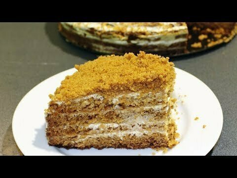 Быстрый рецепт торта "Медовик" 