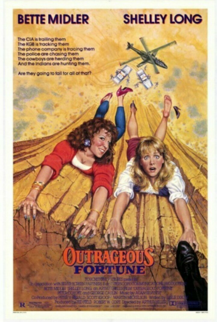 3. Бешеные деньги/Неприличное везение (Outrageous Fortune)1987