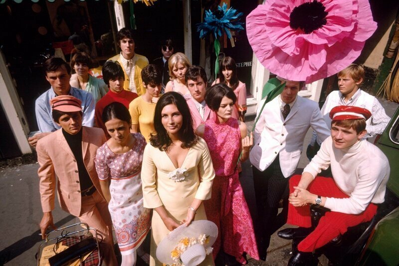 Карнаби-стрит в эпоху «Свингующего Лондона», 1966 год