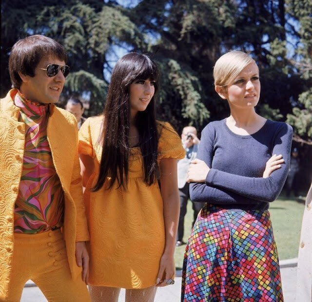 Твигги, Сонни и Шер: снимки с закрытой вечеринки 1967 года