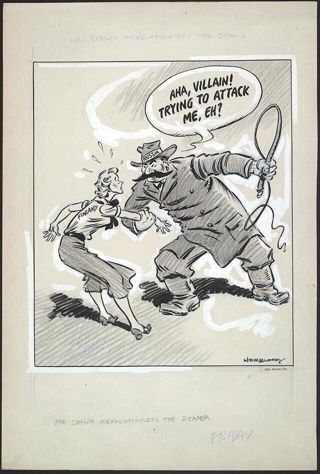 Западноевропейские карикатуры на Сталина