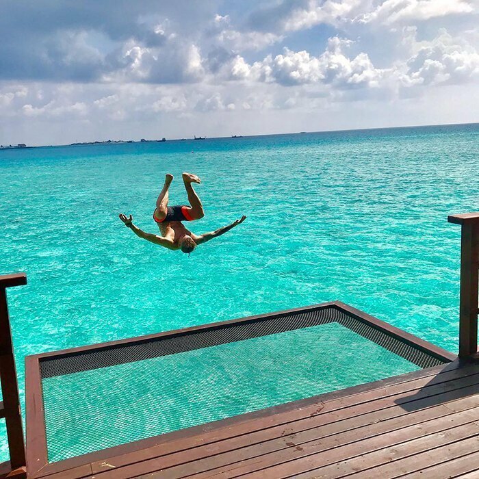 Отель на Мальдивах предлагает поспать в море под звездами