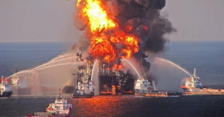 Пожар на нефтяной платформе ВР - $60,9 миллиарда